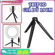 Tripod giá đỡ đèn live stream máy ảnh gậy tự sướng ren kim loại cao cấp