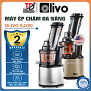 Máy Ép Chậm OLIVO SJ200, Ép Kiệt Bã Trái Cây, Làm Kem Đa Năng