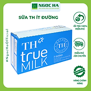 Thùng Sữa tươi tiệt trùng Ít đường TH True Milk 180ml x 48 hộp