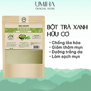 Bột Trà Xanh nguyên chất UMIHOME 40G bột đắp mặt nạ, tắm trắng