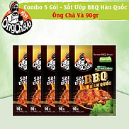 Combo 5 Gói Sốt Ướp BBQ Hàn Quốc Ông Chà Và 90g Korean BBQ Sauce