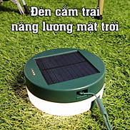 Đèn Cắm Trại Năng Lượng Mặt Trời, có hai chế độ sạc, tiện lợi- K1709