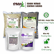 Combo bộ phân bón hữu cơ trộn đất trồng rau trồng hoa PMP