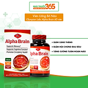 Viên Uống Olympian Labs Alpha Brain Bổ Não, Tăng Cường Tuần Hoàn Máu Não