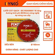 LƯỠI CẮT GẠCH - ĐÁ RSA09001 16 răng đường kính phi 230mm công nghệ ép nóng