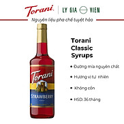 Siro Pha Chế Vị Dâu Tây Torani Classic Strawberry Syrup 750ml Mỹ