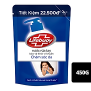 Nước Rửa Tay Lifebuoy Chăm Sóc Da Túi 450G