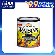 Nho Khô Mỹ Không Hạt Sunview Raisins 425g Nho Thập Cẩm