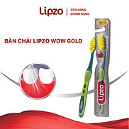 Bàn Chải Đánh Răng Sợi Chỉ Tơ Nha Khoa Vàng Kháng Khuẩn Lipzo Wow Gold