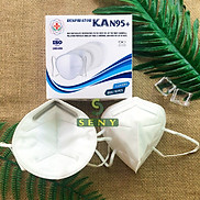 Khẩu trang N95 5 lớp kháng khuẩn cao cấp Khánh An hộp 10 cái mút đệm mũi