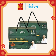 COMBO 2 Hộp Chiết Xuất Linh Chi & Hồng Sâm Hàn Quốc 6 Năm Tuổi Ginseng