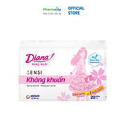 Băng vệ sinh kháng khuẩn hàng ngày Diana Sensi 20 miếng gói