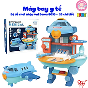 Đồ Chơi Hướng Nghiệp Nhập Vai BOWA 8095 - Máy Bay Y Tế 2 trong 1 26 Chi