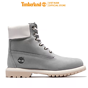 Original Giày Boot Nữ Cổ Cao Timberland 6 inch Premium Boot W Medium Grey