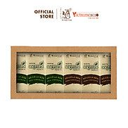 Set 6 thanh Socola Chocolate Oganic - Vinacacao 222 gram