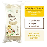 Bún gạo trắng Hoa Sữa Foods túi 400g - hoàn toàn từ gạo sạch, an toàn