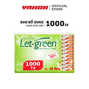 Bao Giấy Bổ Sung Đa Năng 18 21cm LET-GREEN 1000 Tờ