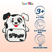 Balo mẫu giáo B.Bag Safari-Supaw Trắng đen dành cho bé 3-5 tuổi