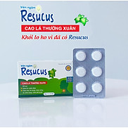 Viên ngậm giảm ho, đờm, đau rát họng do viêm họng, viêm phế quản - RESUCUS