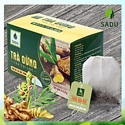 Trà Gừng Sadu Hỗ trợ giảm ho, làm ấm cơ thể 60 túi lọc