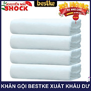 Set 4 Khăn gội bestke 100% cotton xuất khẩu Nhật còn dư