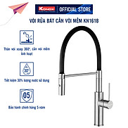 Vòi rửa bát thân mềm Konox, Model KN1618, Inox 304AISI tiêu chuẩn châu Âu