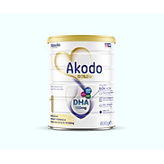 Akodo Gold+ 1 dành cho bé 0 - 12 tháng tuổi - hộp 900g