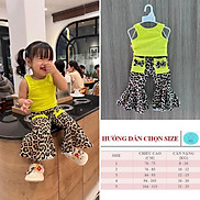 bộ đồ bé gái 8-25kg áo 3 lỗ, quần đuôi cá, vải coton 4D, thun co dãn