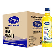 Thùng 12 chai dầu đậu nành Simply 1L