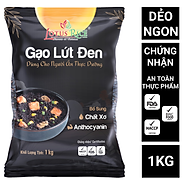 Gạo Lứt Đen Lotus Rice 1kg - Tốt cho người ăn thực dưỡng - Dễ ăn dễ nấu