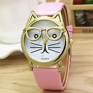 Đồng hồ nữ mặt mèo thời trang