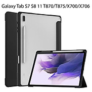 Bao Da Cover Cho Samsung Tab S7 S8 11 Inch T870 T875 X700 X706 Có Khe Cho