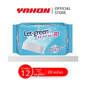 Combo 12 Bao Giấy Hít Bụi LET-GREEN, 20 Miếng Bao