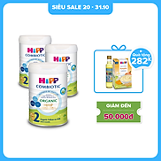 Combo 3 lon sữa bột dinh dưỡng công thức HiPP 2 Organic Combiotic chất