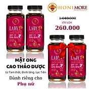 Combo 2 chai Mật ong cao thảo dược Lady 310g - TẶNG 2 chai cùng loại