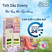 Xịt Thơm Quần Áo SoNa, Xả Vải Khô - Tinh Dầu Comfort & Downy 150ml