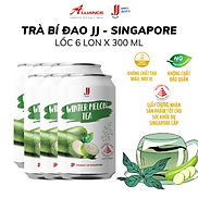 Chính hãng Lốc 6 Lon Bí Đao JJ 6 Lon x 300ml - Thương hiệu Singapore