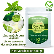 Bột Bạc Hà Sấy Lạnh Nguyên Chất Vũ Gia- Hỗ trợ mụn ở mặt và cả lưng