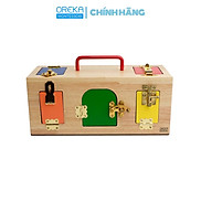 Đồ chơi trẻ em Oreka Montessori Hộp các loại Khóa - 0260700