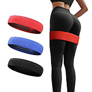Dây tập đàn hồi Squat- Dành cho người tập GYM-YOGA  màu đen
