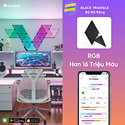 LIMITED Đèn LED RGB lắp ghép thông minh Nanoleaf Shapes Ultra Black Tam