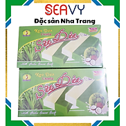 Kẹo dừa hương cốm lá dứa Bến Tre, mềm, dẻo, ngọt thanh, hộp 350 gram