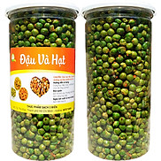 500G ĐẬU HÀ LAN SẤY GIÒN TỎI ỚT HIỆU TÂN LỘC PHÁT HŨ PET