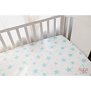 Ga giường bo thun Runa Kids chất liệu Cotton Hàn 100% cao cấp kích thước