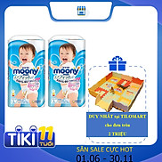 Combo 2 Gói Tã Quần Cao Cấp Moony Nhật Bản Bé Trai L44 44 Miếng