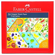 Giấy Nghệ Thuật Origami Washi - Fruit - Faber-Castell 171517 50 Tờ 10 Mẫu