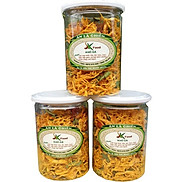 COMBO 3 HŨ KHÔ GÀ LÁ CHANH ĐẶC BIỆT SK FOOD MỖI HŨ 200G