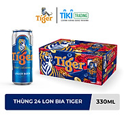 Thùng 24 lon Bia Tiger 330ml