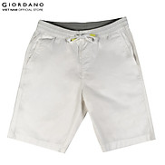 Quần Shorts Kaki Nam Lưng Thun Dây Rút Giordano 01103205