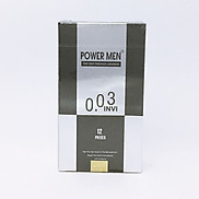 Bao Cao Su 0.03 mm Power Men Invi- Siêu Mỏng - 100% Hàng Chính Hãng